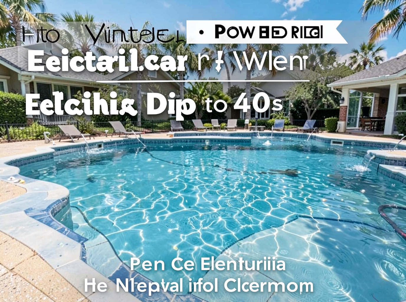 Pool Electrical Repair in Lost Lake Reserve