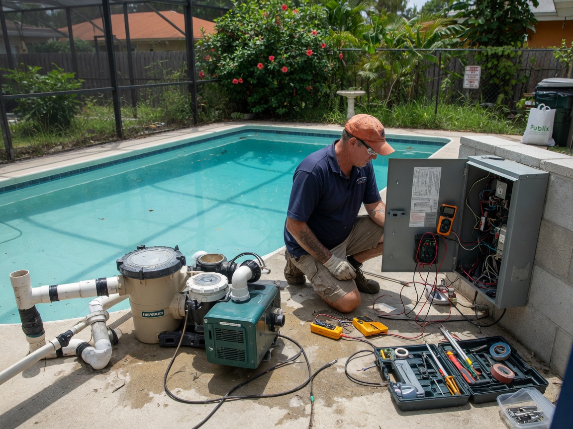 Pool Electrical Repair in Legends, FL 34711